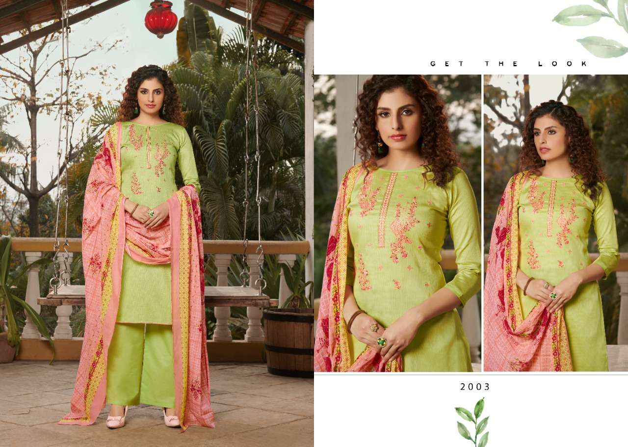 NASHA VOL-2 BY 7 CLOUDS 2001 TO 2008 SERIES BEAUTIFUL STYLISH SUITS FANCY COLORFUL CASUAL WEAR & ETHNIC WEAR & READY TO WEAR PURE JAM PRINT EMBROIDERED DRESSES AT WHOLESALE PRICE