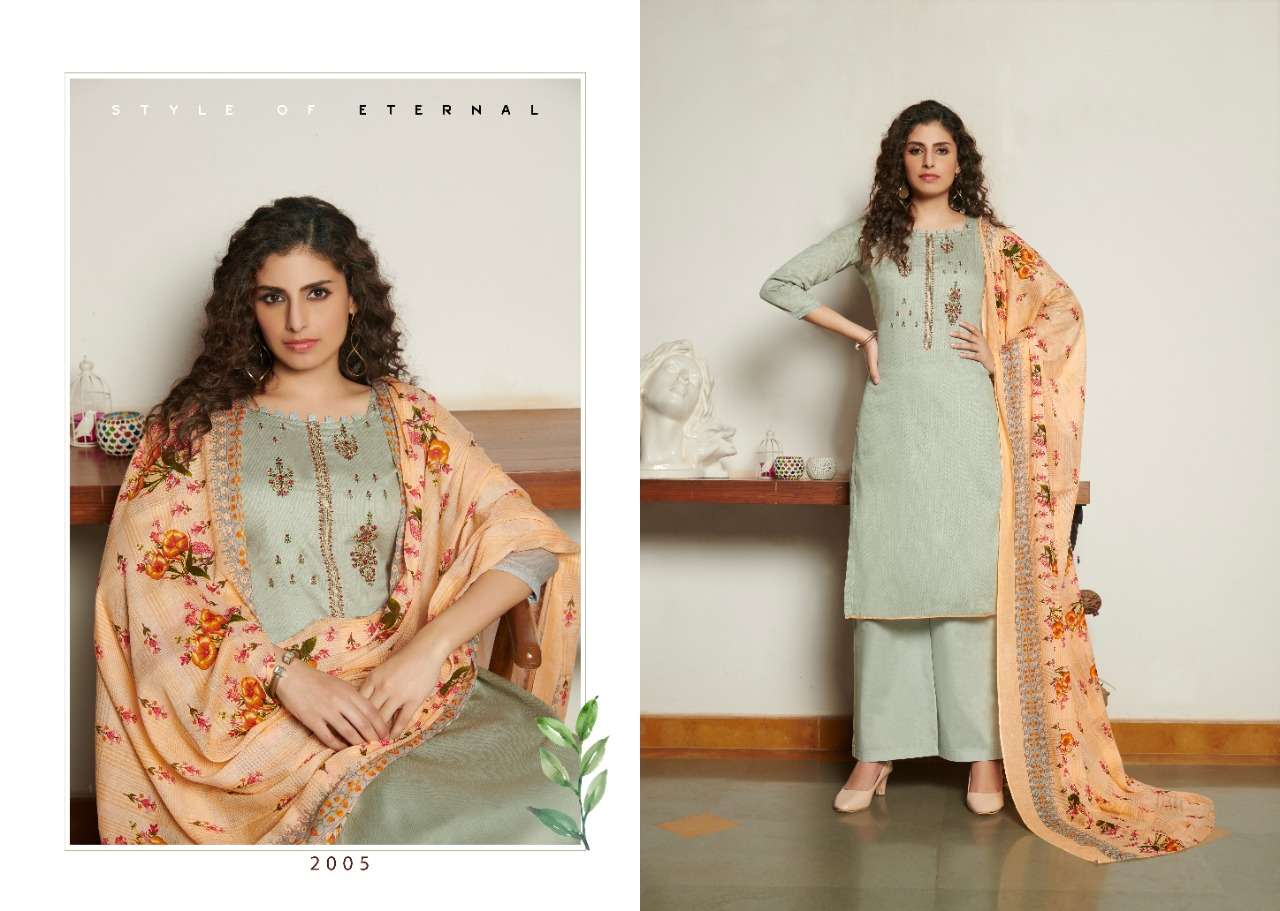 NASHA VOL-2 BY 7 CLOUDS 2001 TO 2008 SERIES BEAUTIFUL STYLISH SUITS FANCY COLORFUL CASUAL WEAR & ETHNIC WEAR & READY TO WEAR PURE JAM PRINT EMBROIDERED DRESSES AT WHOLESALE PRICE