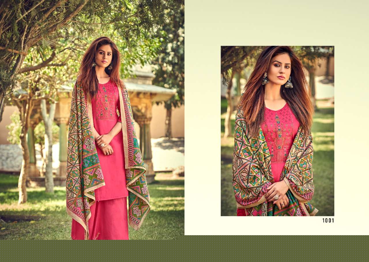 ABIRAH BY VIONA SUITS 1001 TO 1008 SERIES BEAUTIFUL SUITS COLORFUL STYLISH FANCY CASUAL WEAR & ETHNIC WEAR PURE JAM COTTON SATIN PRINT EMBROIDERED DRESSES AT WHOLESALE PRICE