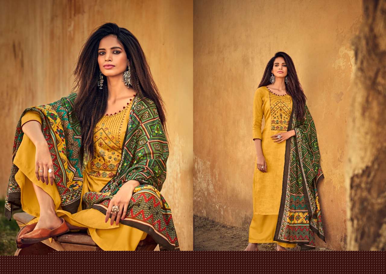 ABIRAH BY VIONA SUITS 1001 TO 1008 SERIES BEAUTIFUL SUITS COLORFUL STYLISH FANCY CASUAL WEAR & ETHNIC WEAR PURE JAM COTTON SATIN PRINT EMBROIDERED DRESSES AT WHOLESALE PRICE