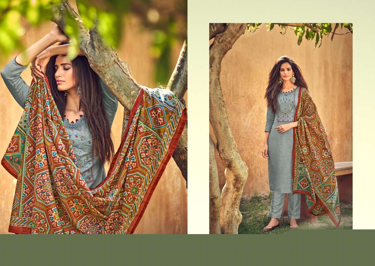 ABIRAH BY VIONA SUITS 1001 TO 1008 SERIES BEAUTIFUL SUITS COLORFUL STYLISH FANCY CASUAL WEAR & ETHNIC WEAR PURE JAM COTTON SATIN PRINT EMBROIDERED DRESSES AT WHOLESALE PRICE