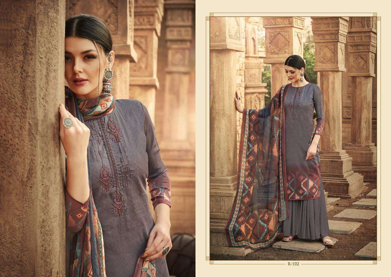 RUBI BY SIYONI 001 TO 010 SERIES BEAUTIFUL SUITS COLORFUL STYLISH FANCY CASUAL WEAR & ETHNIC WEAR PURE HEAVY JAM COTTON PRINT EMBROIDERED DRESSES AT WHOLESALE PRICE