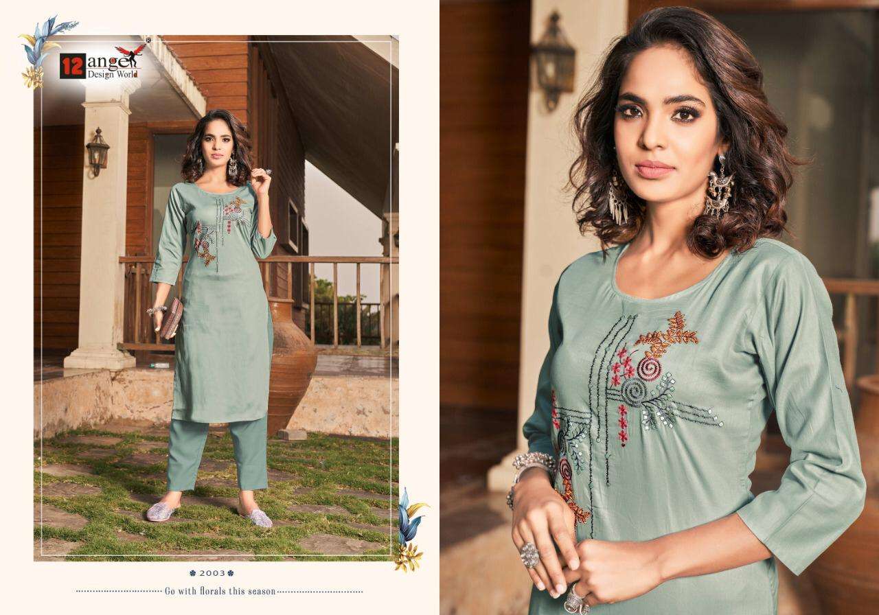 RED ROSE BY 12 ANGEL 2001 TO 2006 SERIES DESIGNER STYLISH FANCY COLORFUL BEAUTIFUL PARTY WEAR & ETHNIC WEAR COLLECTION HEAVY COTTON JAM KURTIS AT WHOLESALE PRICE