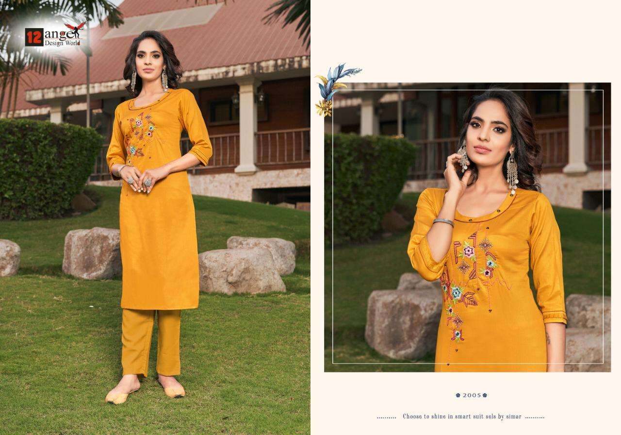 RED ROSE BY 12 ANGEL 2001 TO 2006 SERIES DESIGNER STYLISH FANCY COLORFUL BEAUTIFUL PARTY WEAR & ETHNIC WEAR COLLECTION HEAVY COTTON JAM KURTIS AT WHOLESALE PRICE