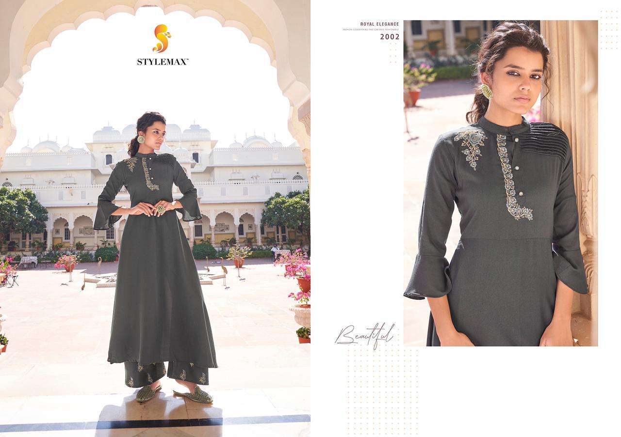 VINTAGE VOL-7 BY STYLEMAX 2001 TO 2007 SERIES BEAUTIFUL STYLISH FANCY COLORFUL CASUAL WEAR & ETHNIC WEAR & READY TO WEAR HEAVY RAYON EMBROIDERED KURTIS WITH BOTTOM AT WHOLESALE PRICE