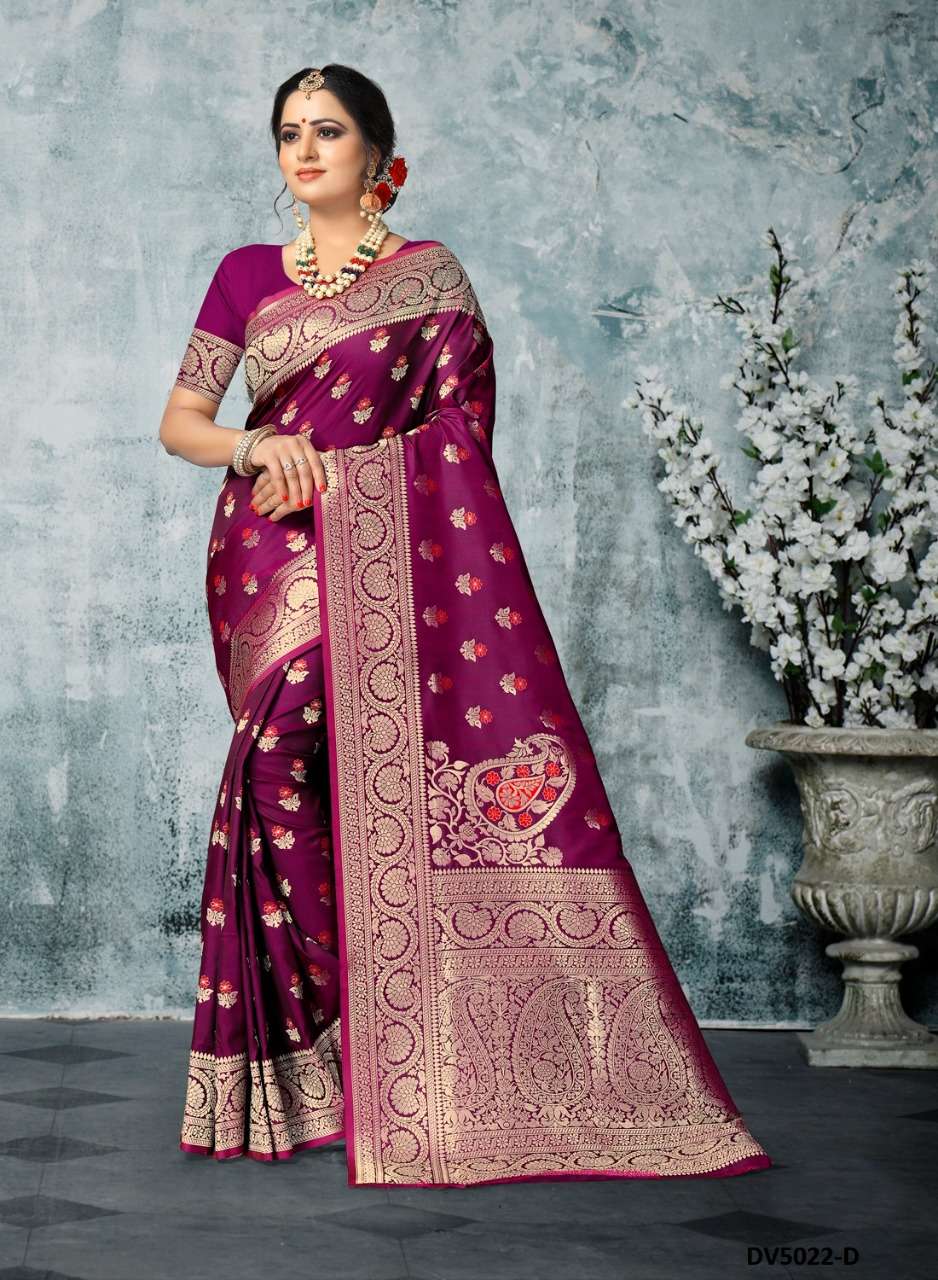 DEVIKA BY INDIAN WOMEN INDIAN TRADITIONAL WEAR COLLECTION BEAUTIFUL STYLISH FANCY COLORFUL PARTY WEAR & OCCASIONAL WEAR DYED SILK SAREES AT WHOLESALE PRICE