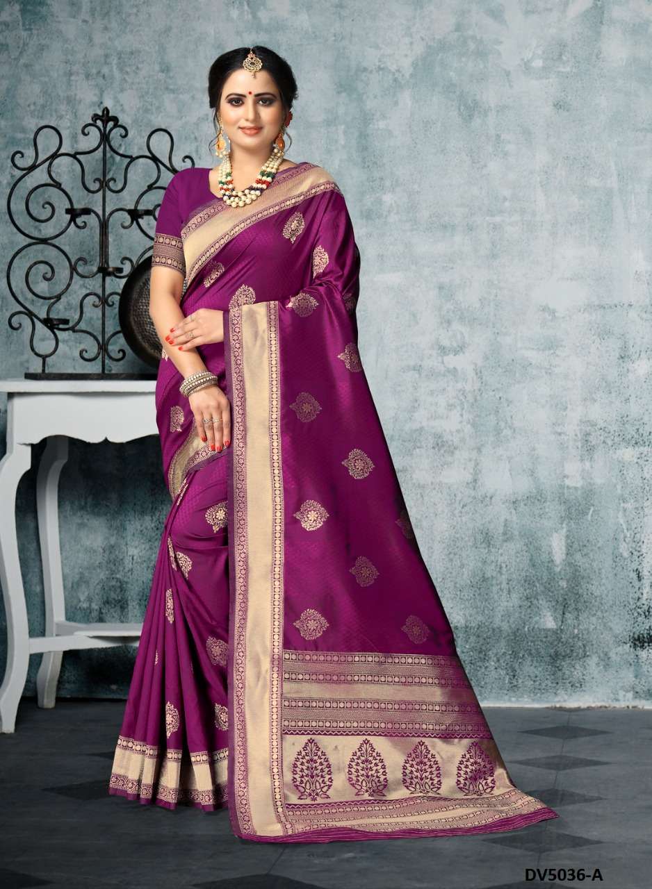 DEVIKA BY INDIAN WOMEN INDIAN TRADITIONAL WEAR COLLECTION BEAUTIFUL STYLISH FANCY COLORFUL PARTY WEAR & OCCASIONAL WEAR DYED SILK SAREES AT WHOLESALE PRICE