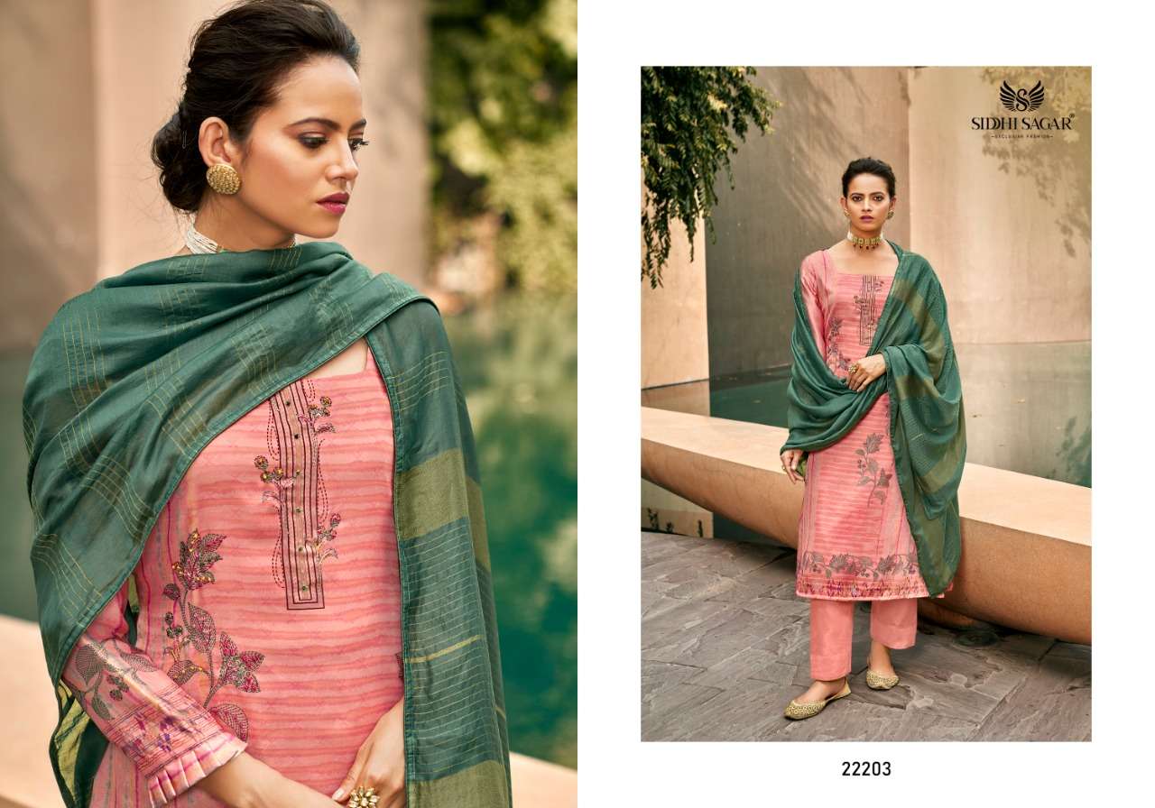 KAINAAT BY SIDDHI SAGAR 22201 TO 22206 SERIES BEAUTIFUL SUITS COLORFUL STYLISH FANCY CASUAL WEAR & ETHNIC WEAR PURE MODAL DIGITAL PRINT WITH WORK DRESSES AT WHOLESALE PRICE