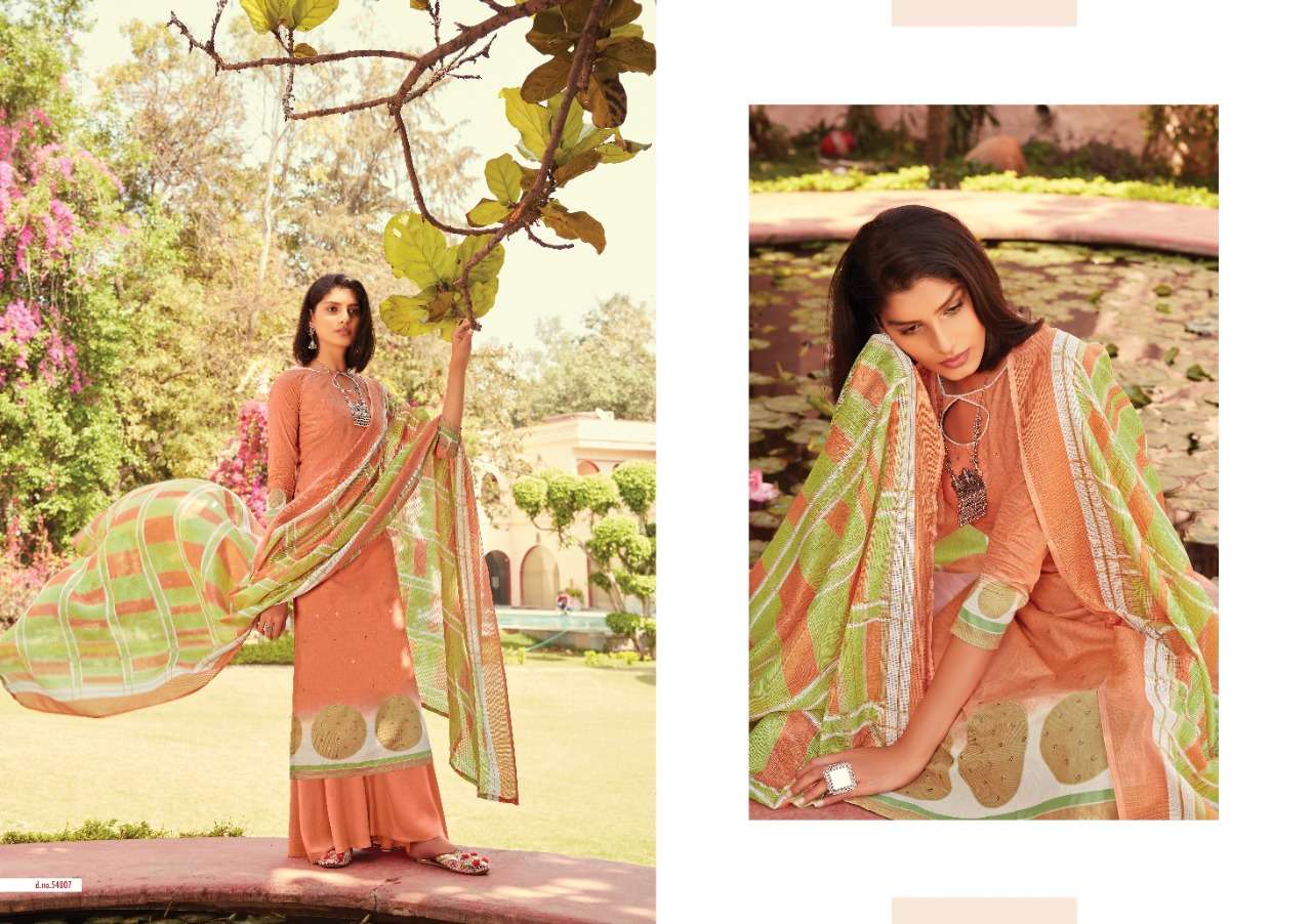 FALGUNI BY ANKIT TEXTILE 54001 TO 54010 SERIES BEAUTIFUL SUITS COLORFUL STYLISH FANCY CASUAL WEAR & ETHNIC WEAR PURE HEAVY LAWN COTTON DIGITAL PRINT WITH SWAROVSKI WORK DRESSES AT WHOLESALE PRICE