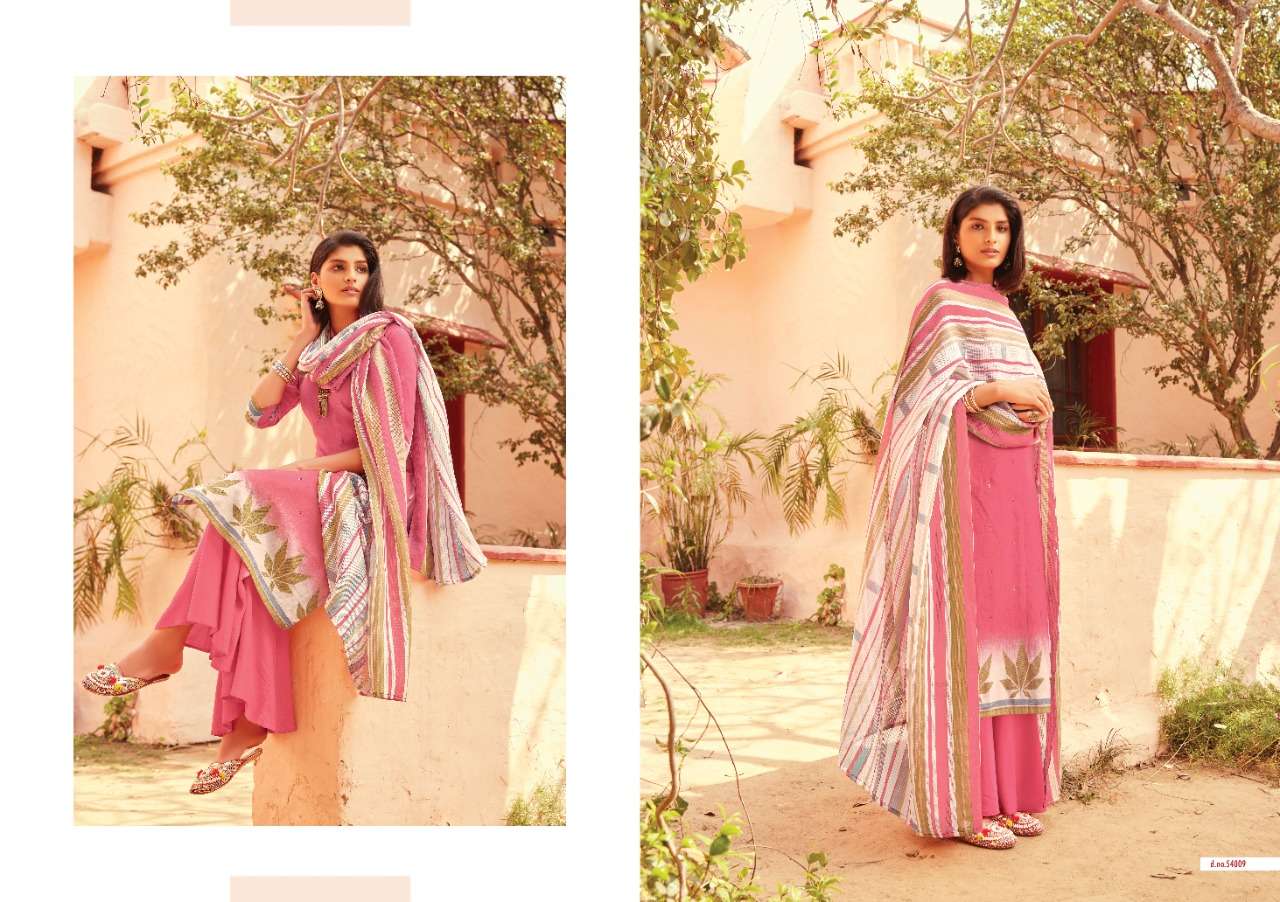 FALGUNI BY ANKIT TEXTILE 54001 TO 54010 SERIES BEAUTIFUL SUITS COLORFUL STYLISH FANCY CASUAL WEAR & ETHNIC WEAR PURE HEAVY LAWN COTTON DIGITAL PRINT WITH SWAROVSKI WORK DRESSES AT WHOLESALE PRICE