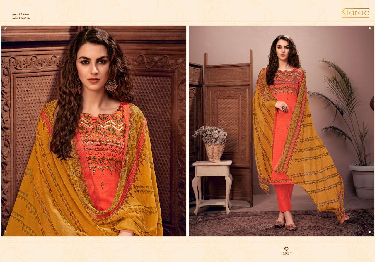 AZRAA BY ACME WEAVER 1001 TO 1008 SERIES BEAUTIFUL SUITS COLORFUL STYLISH FANCY CASUAL WEAR & ETHNIC WEAR PURE COTTON SATIN DIGITAL PRINT EMBROIDERED DRESSES AT WHOLESALE PRICE