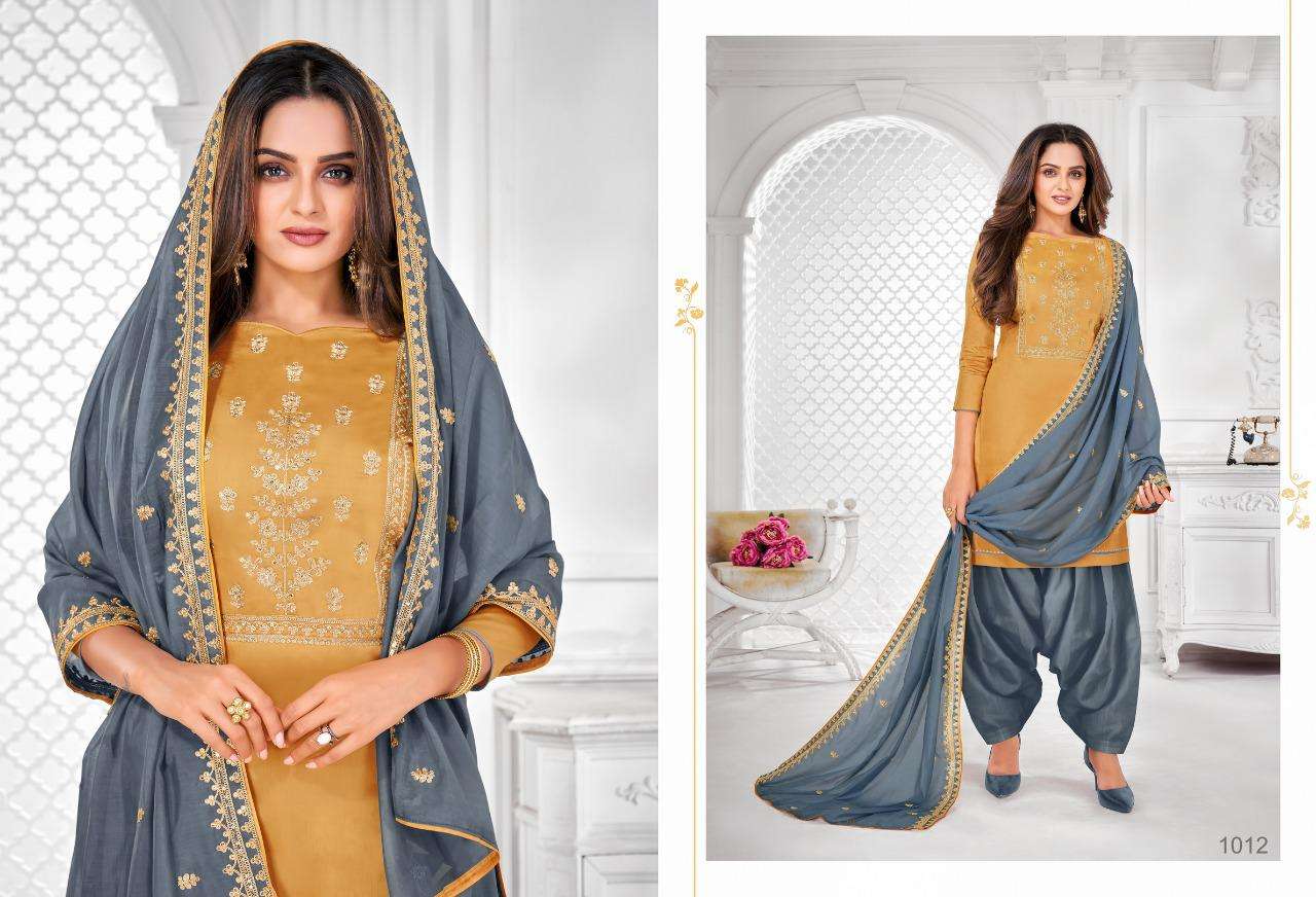KOHINOOR BY SHAGUN 1001 TO 1012 SERIES DESIGNER SUITS BEAUTIFUL FANCY COLORFUL STYLISH PARTY WEAR & OCCASIONAL WEAR JAM SATIN CODING WORK DRESSES AT WHOLESALE PRICE
