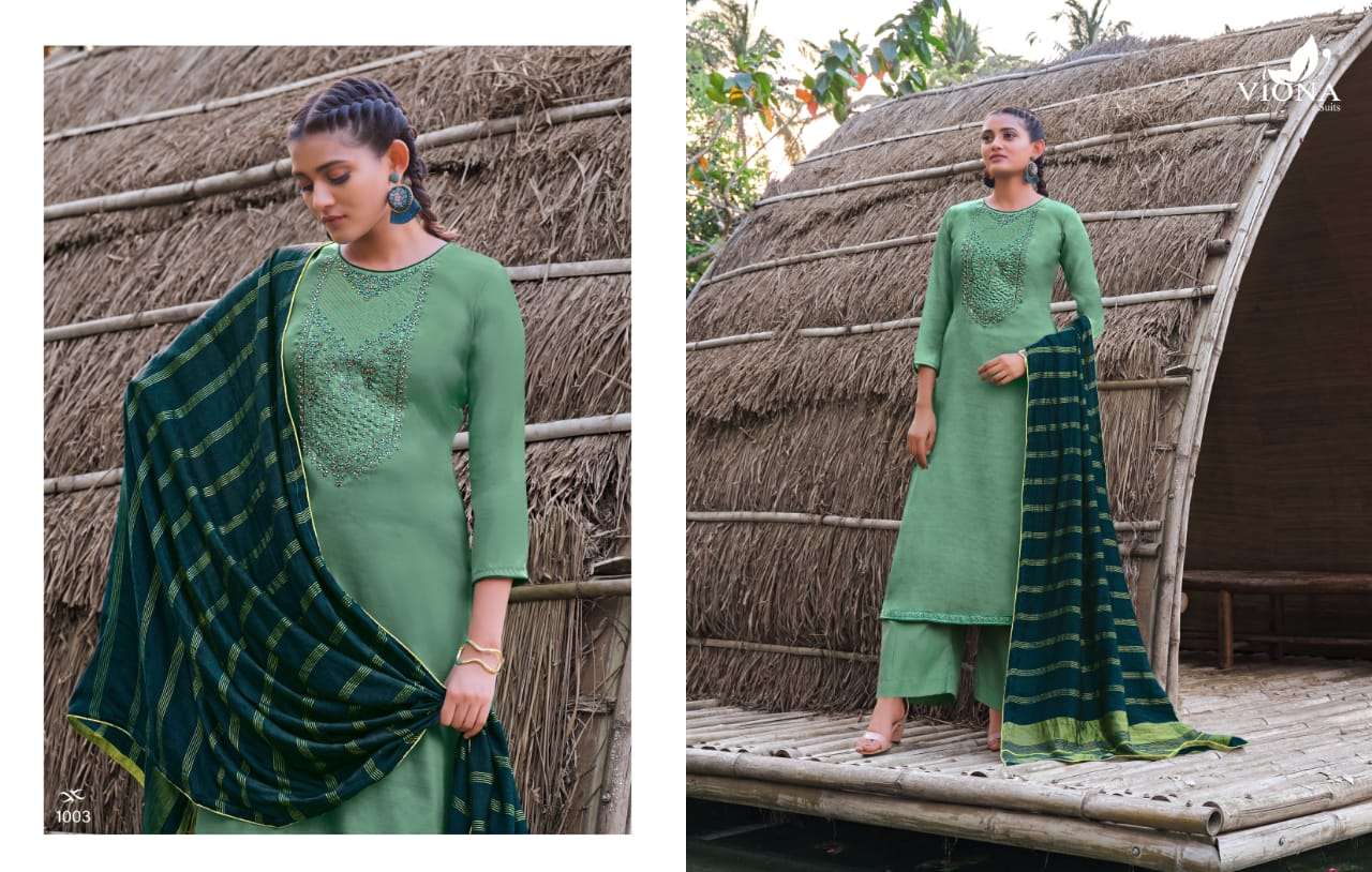ASMEE BY VIONA SUITS 1001 TO 1007 SERIES BEAUTIFUL SUITS COLORFUL STYLISH FANCY CASUAL WEAR & ETHNIC WEAR PURE ANAYA SILK EMBROIDERED DRESSES AT WHOLESALE PRICE