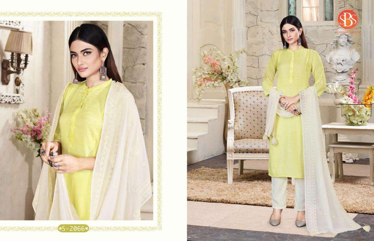 AAISHA BY SBS 2061 TO 2069 SERIES BEAUTIFUL SUITS COLORFUL STYLISH FANCY CASUAL WEAR & ETHNIC WEAR LINEN DRESSES AT WHOLESALE PRICE