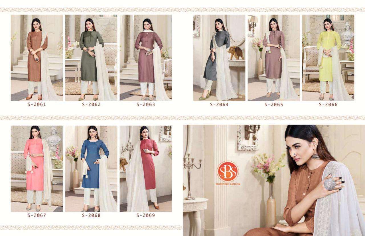 AAISHA BY SBS 2061 TO 2069 SERIES BEAUTIFUL SUITS COLORFUL STYLISH FANCY CASUAL WEAR & ETHNIC WEAR LINEN DRESSES AT WHOLESALE PRICE