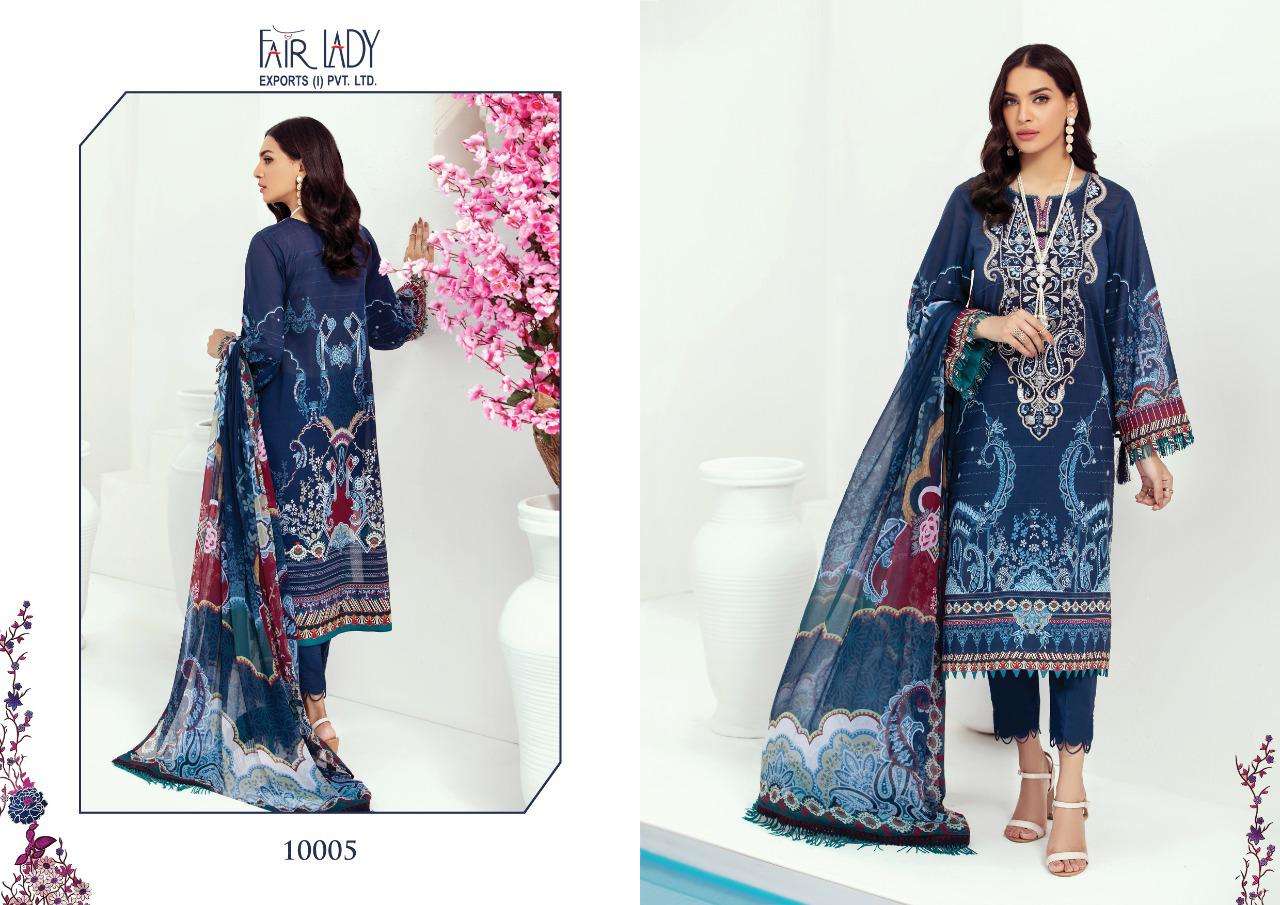 FARASHA BY FAIR LADY 10001 TO 10007 SERIES DESIGNER PAKISTANI SUITS COLLECTION BEAUTIFUL STYLISH COLORFUL FANCY PARTY WEAR & OCCASIONAL WEAR PURE JAM SATIN DIGITAL PRINT WITH EMBROIDERY DRESSES AT WHOLESALE PRICE