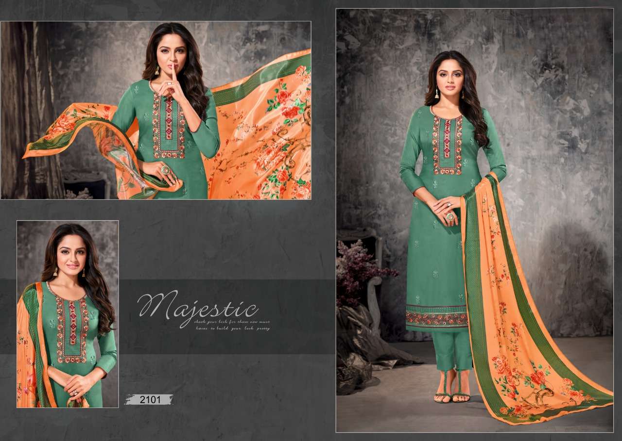 ORRLY VOL-4 BY ORRLY 2101 TO 2107 SERIES BEAUTIFUL SUITS COLORFUL STYLISH FANCY CASUAL WEAR & ETHNIC WEAR JAM COTTON EMBROIDERED DRESSES AT WHOLESALE PRICE