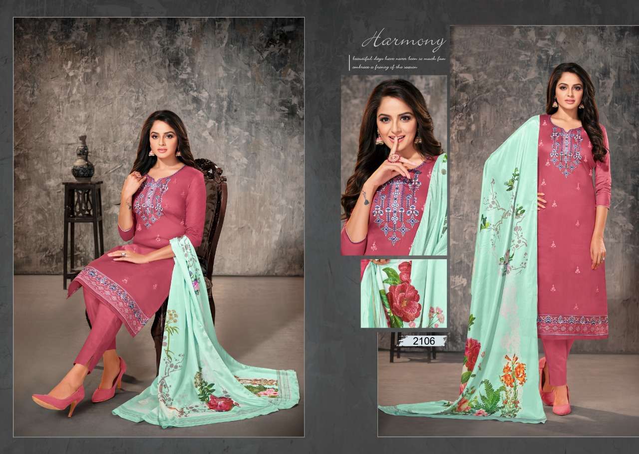 ORRLY VOL-4 BY ORRLY 2101 TO 2107 SERIES BEAUTIFUL SUITS COLORFUL STYLISH FANCY CASUAL WEAR & ETHNIC WEAR JAM COTTON EMBROIDERED DRESSES AT WHOLESALE PRICE