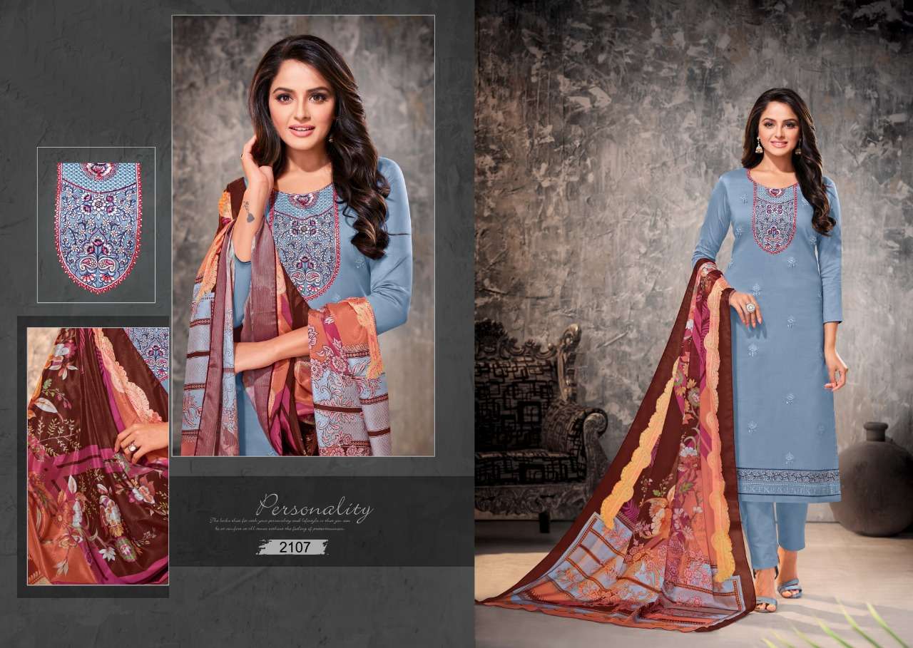 ORRLY VOL-4 BY ORRLY 2101 TO 2107 SERIES BEAUTIFUL SUITS COLORFUL STYLISH FANCY CASUAL WEAR & ETHNIC WEAR JAM COTTON EMBROIDERED DRESSES AT WHOLESALE PRICE