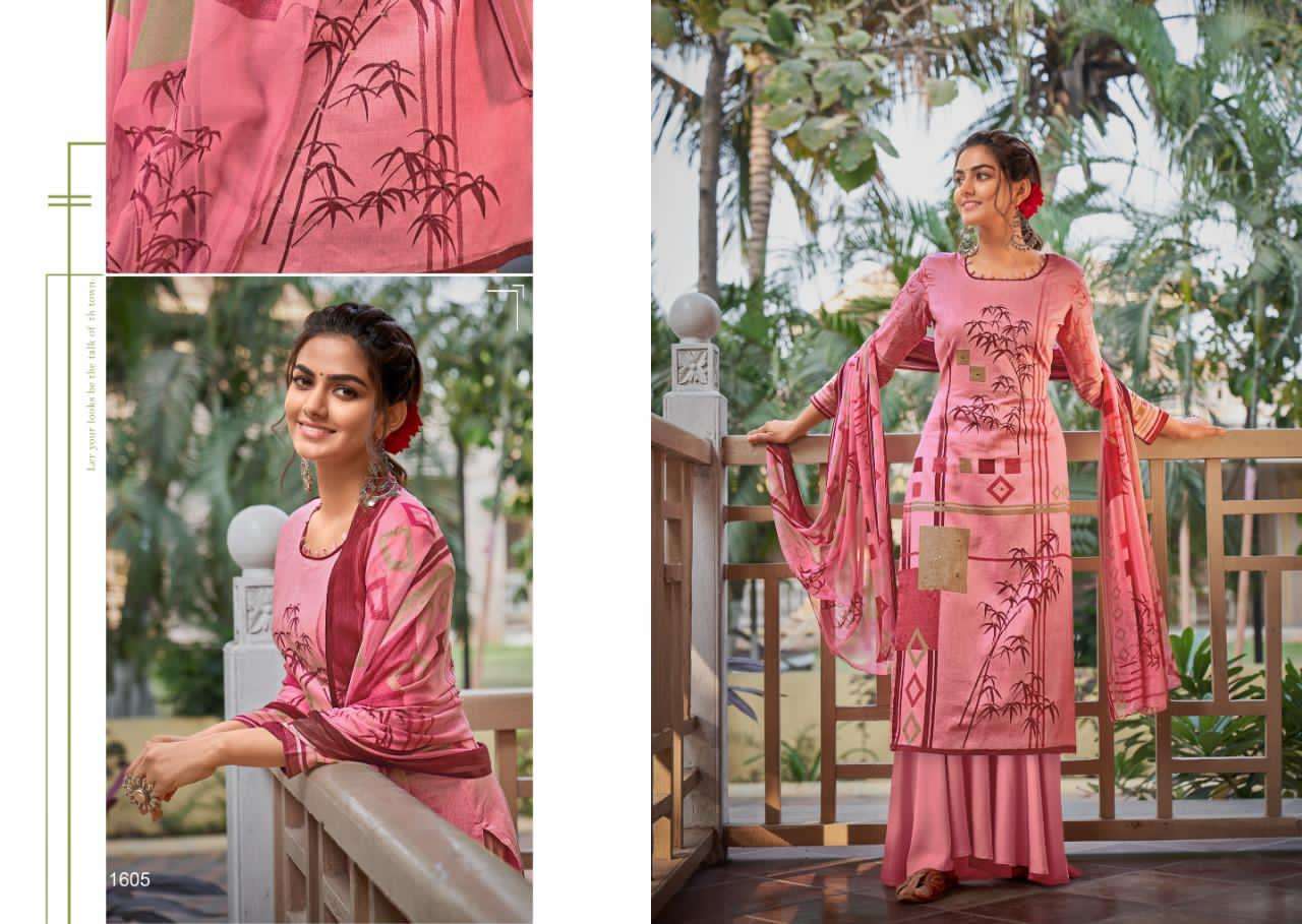 INARA BY KAY VEE 1601 TO 1608 SERIES BEAUTIFUL SUITS COLORFUL STYLISH FANCY CASUAL WEAR & ETHNIC WEAR PURE GLACE COTTON DIGITAL PRINT EMBROIDERED DRESSES AT WHOLESALE PRICE