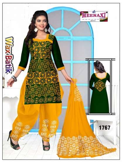 WAX BATIK BY SHREE MEENAXI COTTON BEAUTIFUL SUITS COLORFUL STYLISH FANCY CASUAL WEAR & ETHNIC WEAR PURE COTTON DRESSES AT WHOLESALE PRICE