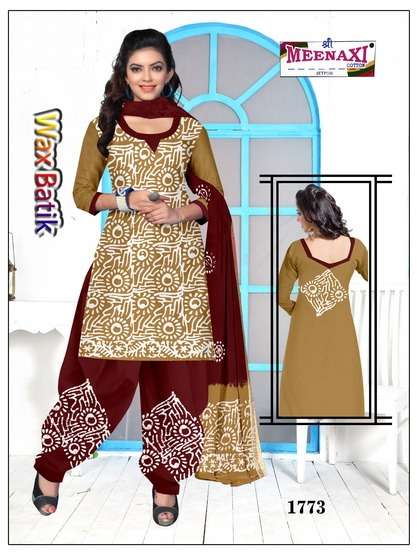 WAX BATIK BY SHREE MEENAXI COTTON BEAUTIFUL SUITS COLORFUL STYLISH FANCY CASUAL WEAR & ETHNIC WEAR PURE COTTON DRESSES AT WHOLESALE PRICE