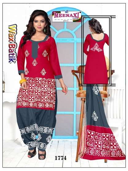 WAX BATIK BY SHREE MEENAXI COTTON BEAUTIFUL SUITS COLORFUL STYLISH FANCY CASUAL WEAR & ETHNIC WEAR PURE COTTON DRESSES AT WHOLESALE PRICE