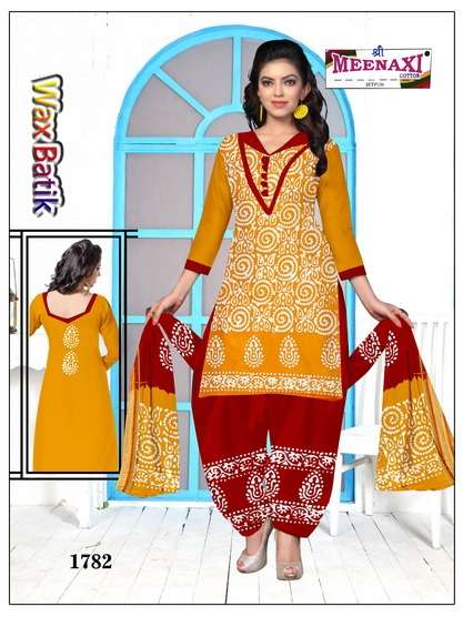WAX BATIK BY SHREE MEENAXI COTTON BEAUTIFUL SUITS COLORFUL STYLISH FANCY CASUAL WEAR & ETHNIC WEAR PURE COTTON DRESSES AT WHOLESALE PRICE