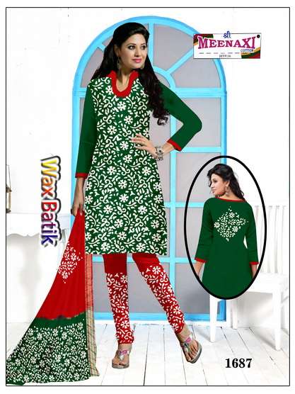 WAX BATIK BY SHREE MEENAXI COTTON BEAUTIFUL SUITS COLORFUL STYLISH FANCY CASUAL WEAR & ETHNIC WEAR PURE COTTON DRESSES AT WHOLESALE PRICE