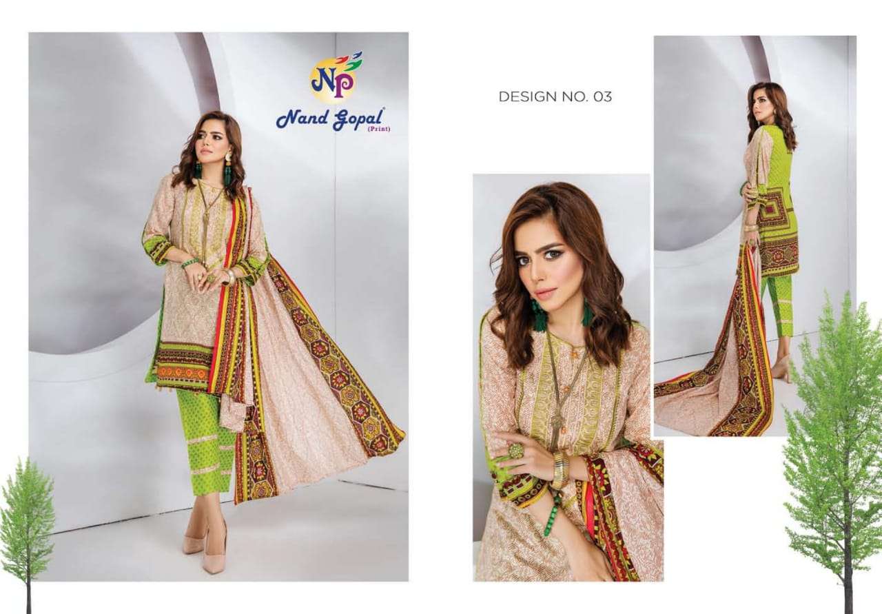 SOFIYA BY NAND GOPAL PRINTS 01 TO 12 SERIES BEAUTIFUL SUITS COLORFUL STYLISH FANCY CASUAL WEAR & ETHNIC WEAR PURE COTTON PRINT DRESSES AT WHOLESALE PRICE