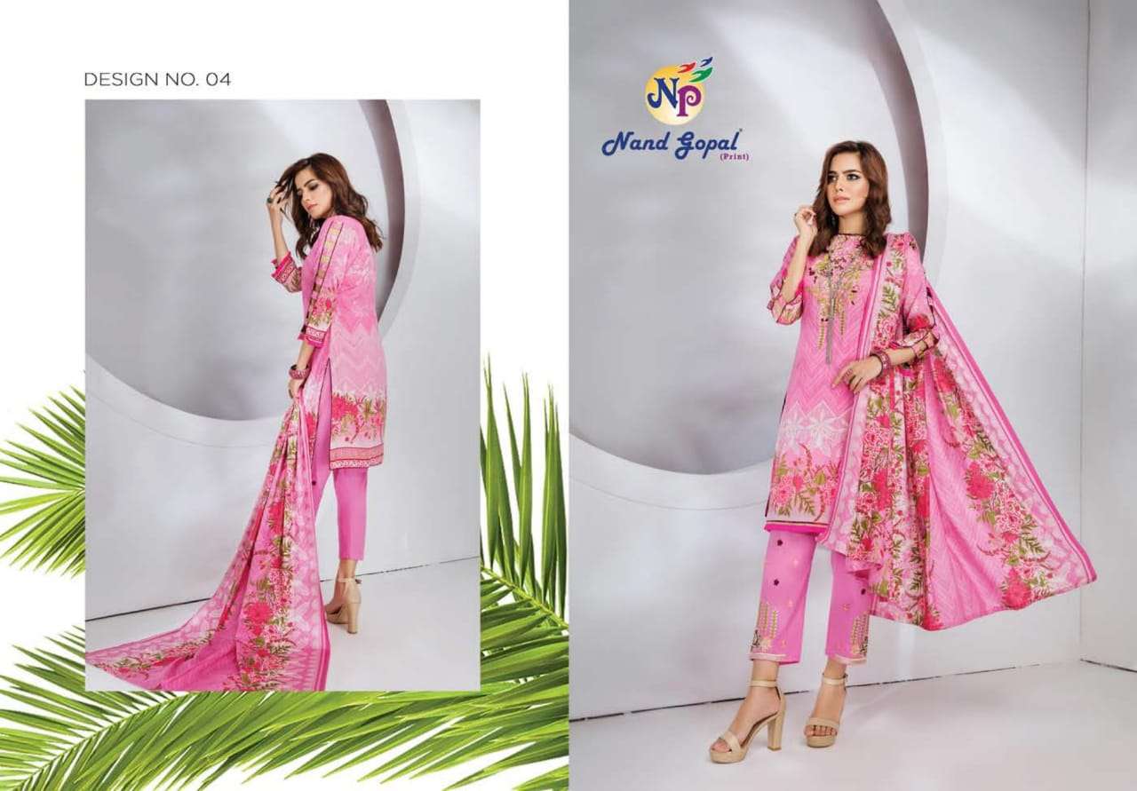 SOFIYA BY NAND GOPAL PRINTS 01 TO 12 SERIES BEAUTIFUL SUITS COLORFUL STYLISH FANCY CASUAL WEAR & ETHNIC WEAR PURE COTTON PRINT DRESSES AT WHOLESALE PRICE