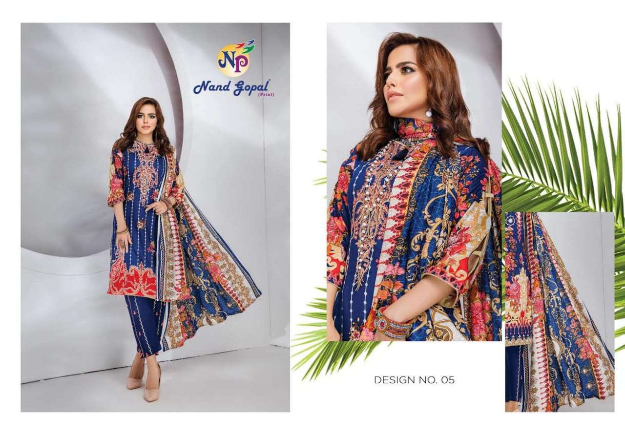 SOFIYA BY NAND GOPAL PRINTS 01 TO 12 SERIES BEAUTIFUL SUITS COLORFUL STYLISH FANCY CASUAL WEAR & ETHNIC WEAR PURE COTTON PRINT DRESSES AT WHOLESALE PRICE