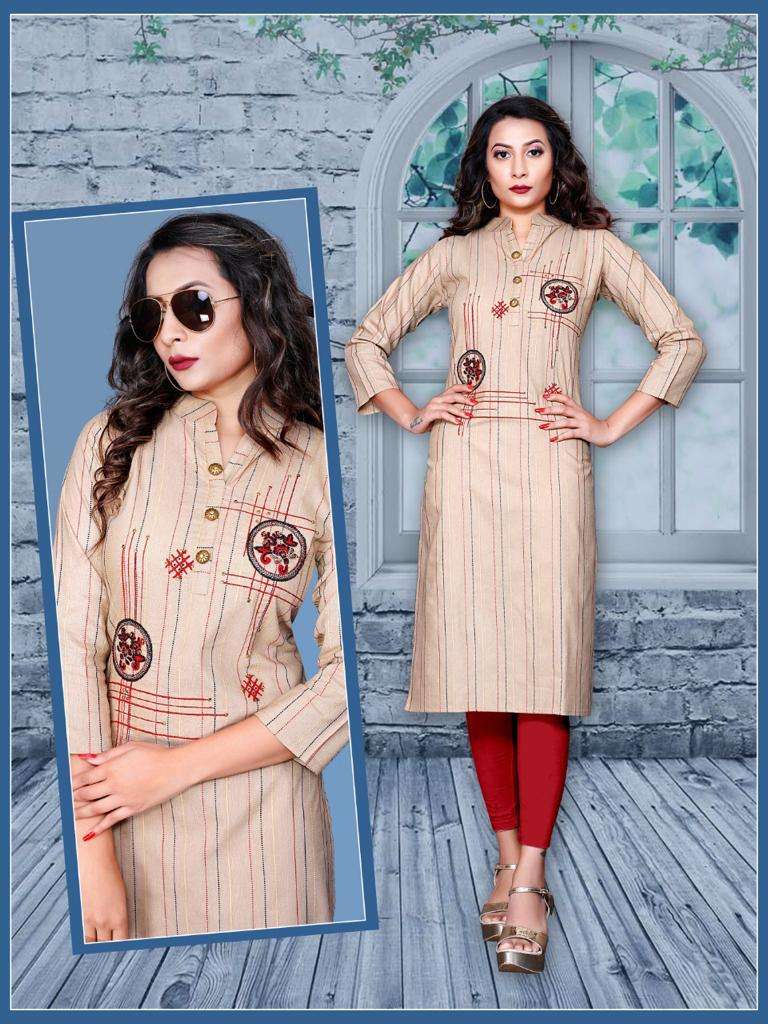 SUMMER BY RANG TRANG 01 TO 06 SERIES DESIGNER STYLISH FANCY COLORFUL BEAUTIFUL PARTY WEAR & ETHNIC WEAR COLLECTION COTTON EMBROIDERY KURTIS AT WHOLESALE PRICE