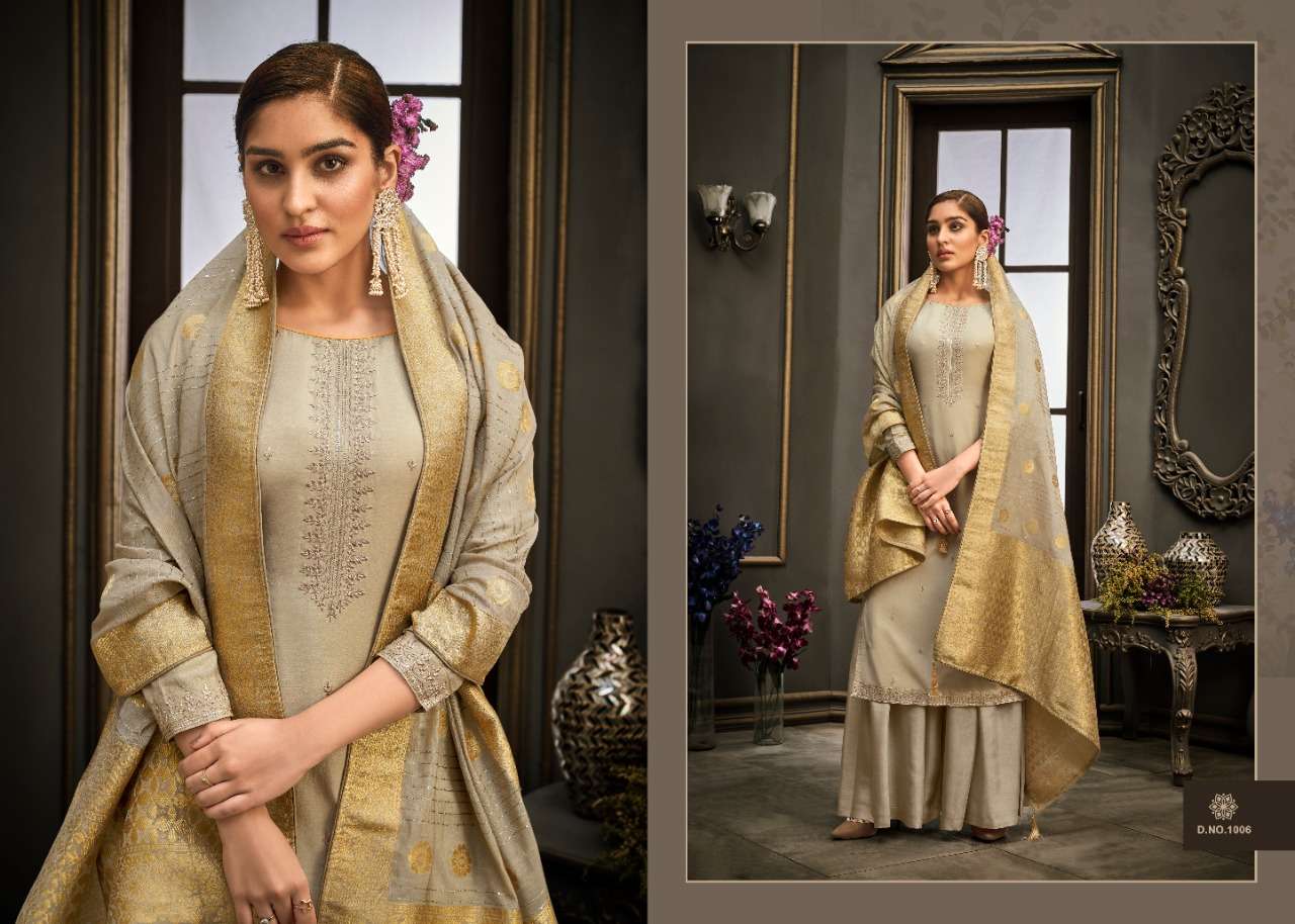 SAMAARA BY ZSM 1001 TO 1008 SERIES BEAUTIFUL STYLISH SHARARA SUITS FANCY COLORFUL CASUAL WEAR & ETHNIC WEAR & READY TO WEAR COTTON SILK EMBROIDERED DRESSES AT WHOLESALE PRICE