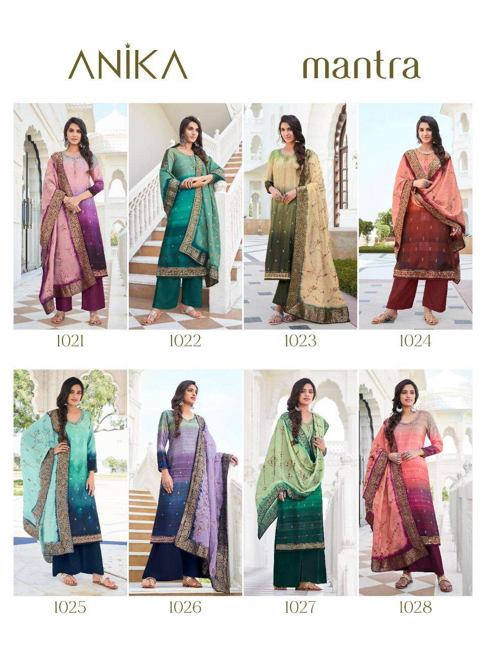 MANTRA BY ANIKA 1021 TO 1028 SERIES BEAUTIFUL SUITS COLORFUL STYLISH FANCY CASUAL WEAR & ETHNIC WEAR MODAL SATIN SILK DIGITAL PRINT DRESSES AT WHOLESALE PRICE