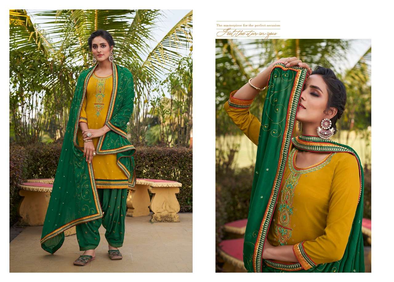 DIAMOND PATIYALA BY KESSI FABRICS 101 TO 108 SERIES BEAUTIFUL SUITS COLORFUL STYLISH FANCY CASUAL WEAR & ETHNIC WEAR JAM SILK WITH DIAMOND WORK DRESSES AT WHOLESALE PRICE
