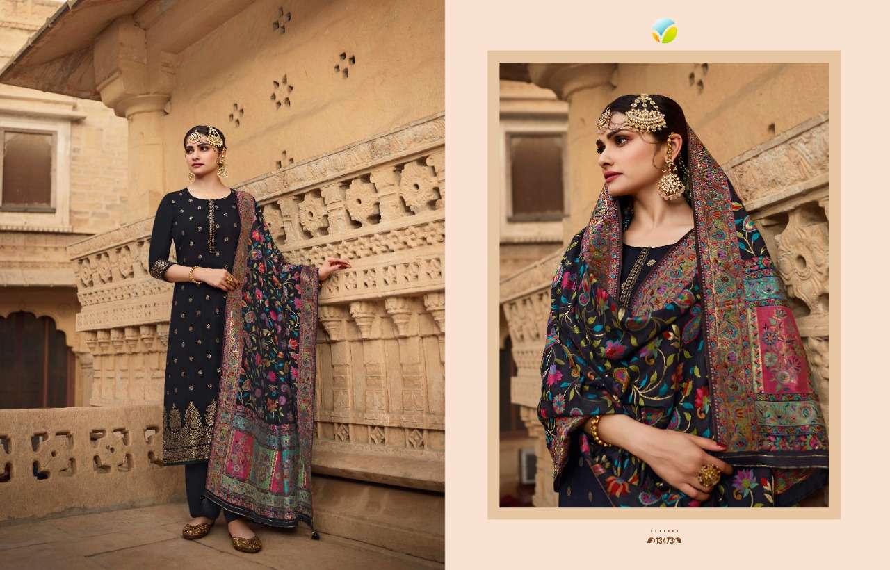 KASEESH BUNAAI BY VINAY FASHION 13471 TO 13478 SERIES BEAUTIFUL STYLISH SUITS FANCY COLORFUL CASUAL WEAR & ETHNIC WEAR & READY TO WEAR PURE VISCOSE MUSLIN DRESSES AT WHOLESALE PRICE