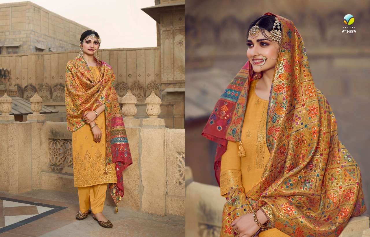 KASEESH BUNAAI BY VINAY FASHION 13471 TO 13478 SERIES BEAUTIFUL STYLISH SUITS FANCY COLORFUL CASUAL WEAR & ETHNIC WEAR & READY TO WEAR PURE VISCOSE MUSLIN DRESSES AT WHOLESALE PRICE