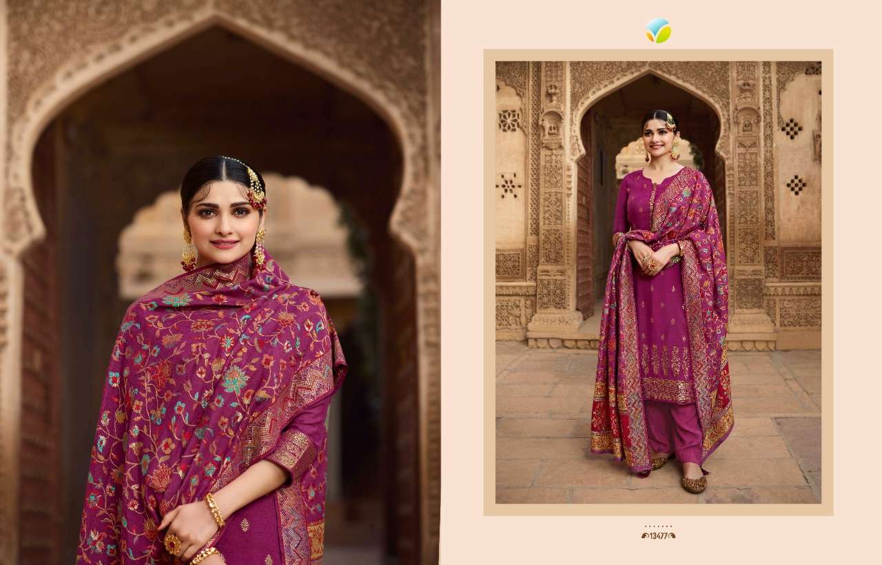 KASEESH BUNAAI BY VINAY FASHION 13471 TO 13478 SERIES BEAUTIFUL STYLISH SUITS FANCY COLORFUL CASUAL WEAR & ETHNIC WEAR & READY TO WEAR PURE VISCOSE MUSLIN DRESSES AT WHOLESALE PRICE