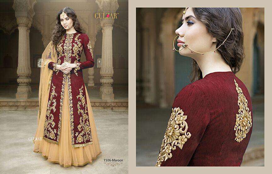 GULZAR 1506 PREMIUM COLOURS BY GULZAR BEAUTIFUL SUITS COLORFUL STYLISH FANCY CASUAL WEAR & ETHNIC WEAR BANGALORI SILK DRESSES AT WHOLESALE PRICE