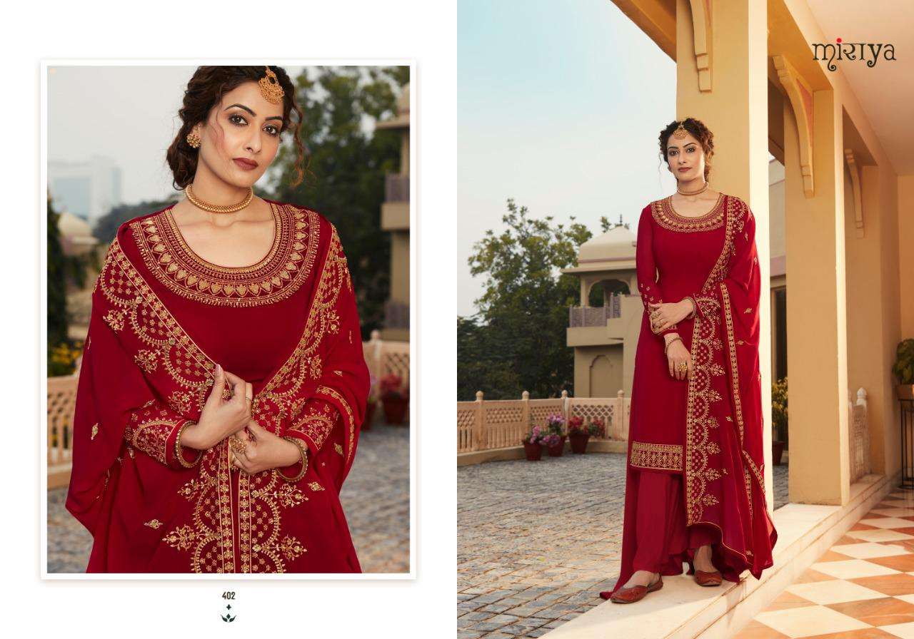 PARINEETA BY AARAV TRENDZ 401 TO 4005 SERIES BEAUTIFUL FANCY COLORFUL STYLISH WEDDING WEAR COLLECTION PARTY WEAR & OCCASIONAL WEAR GEORGETTE EMBROIDERY WORK DRESSES AT WHOLESALE PRICE