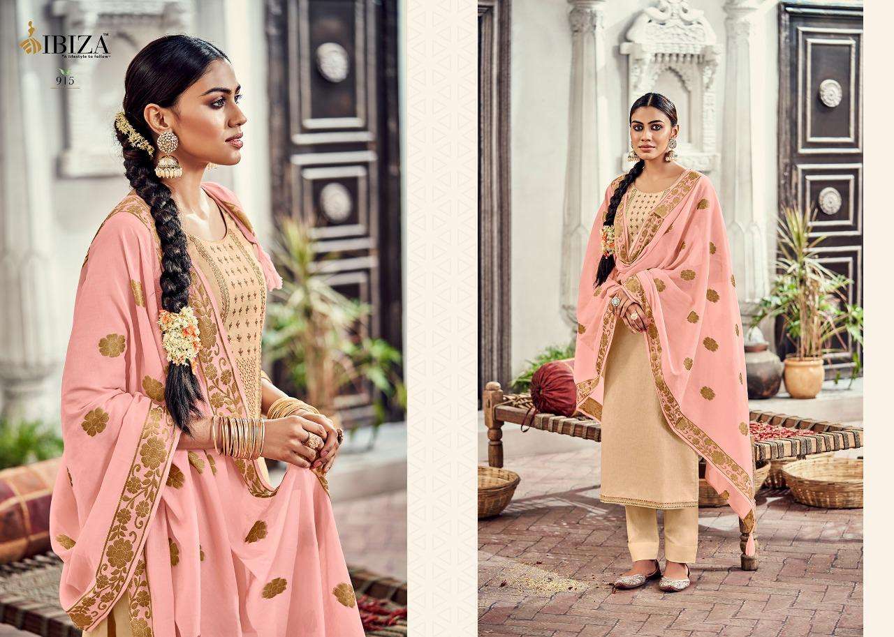 Leaflet By Ibiza 911 To 918 Series Beautiful Stylish Festive Suits Fancy Colorful Casual Wear & Ethnic Wear & Ready To Wear Pure Lawn Cotton Embroidered Dresses At Wholesale Price