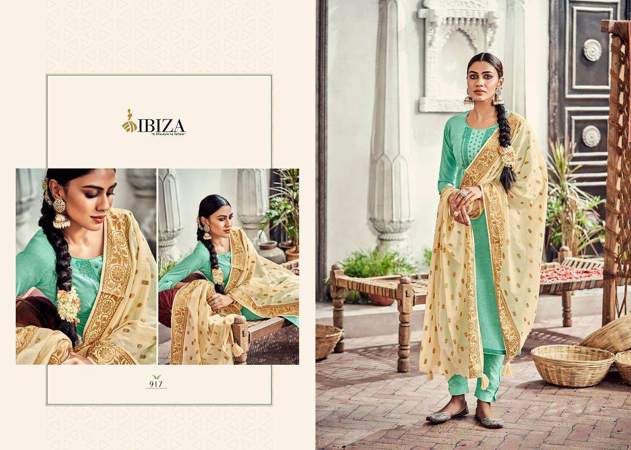 Leaflet By Ibiza 911 To 918 Series Beautiful Stylish Festive Suits Fancy Colorful Casual Wear & Ethnic Wear & Ready To Wear Pure Lawn Cotton Embroidered Dresses At Wholesale Price