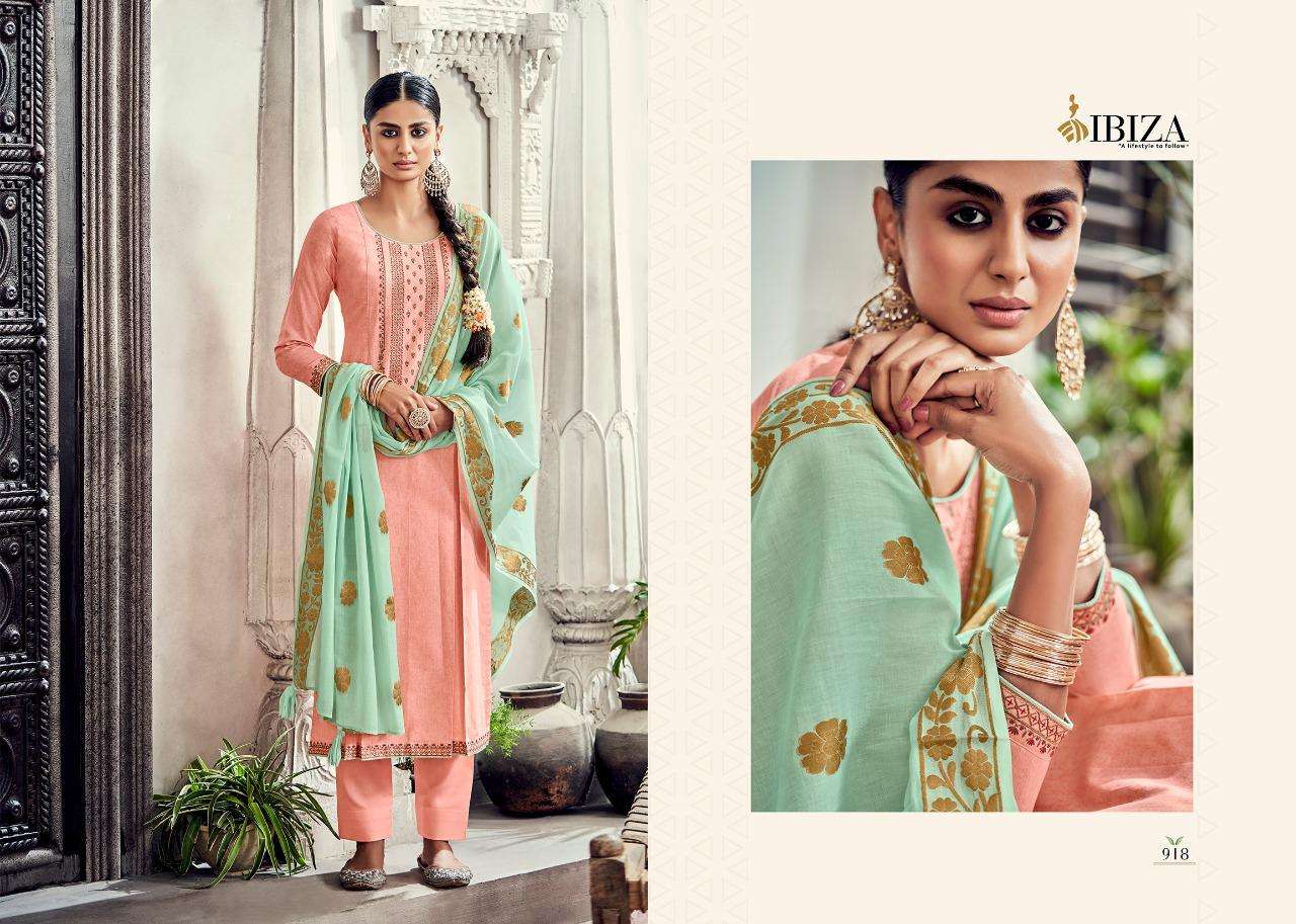 Leaflet By Ibiza 911 To 918 Series Beautiful Stylish Festive Suits Fancy Colorful Casual Wear & Ethnic Wear & Ready To Wear Pure Lawn Cotton Embroidered Dresses At Wholesale Price