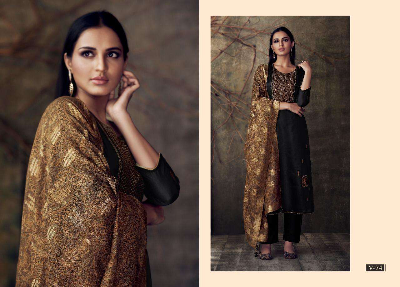 SONTH BY VARINA 71 TO 78 SERIES BEAUTIFUL SUITS COLORFUL STYLISH FANCY CASUAL WEAR & ETHNIC WEAR PERSIA SILK EMBROIDERED DRESSES AT WHOLESALE PRICE