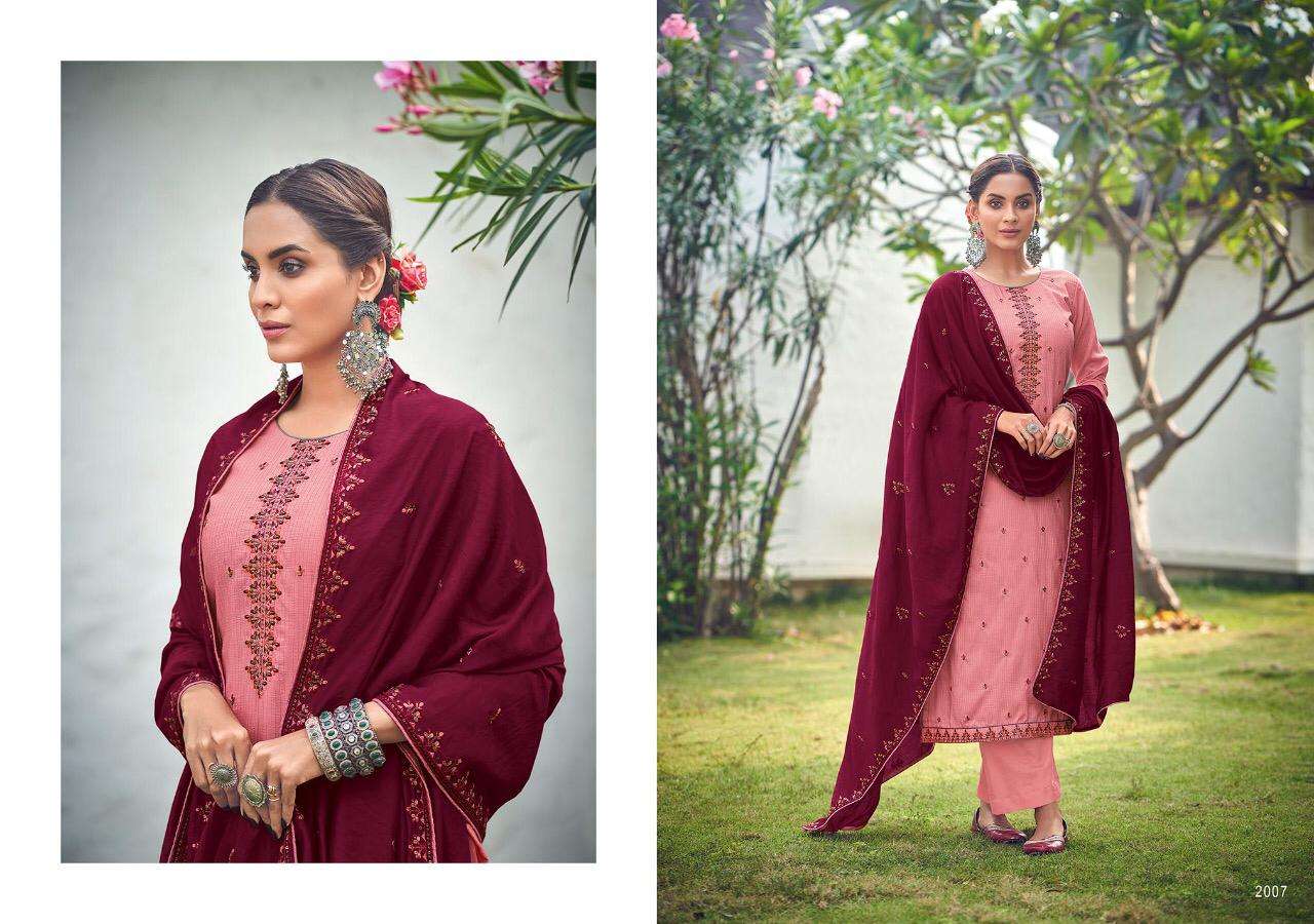 SUMMER LEAF BY KASMEERA 2007 TO 2014 SERIES BEAUTIFUL SUITS STYLISH FANCY COLORFUL PARTY WEAR & OCCASIONAL WEAR SPARKLE SILK EMBROIDERED DRESSES AT WHOLESALE PRICE