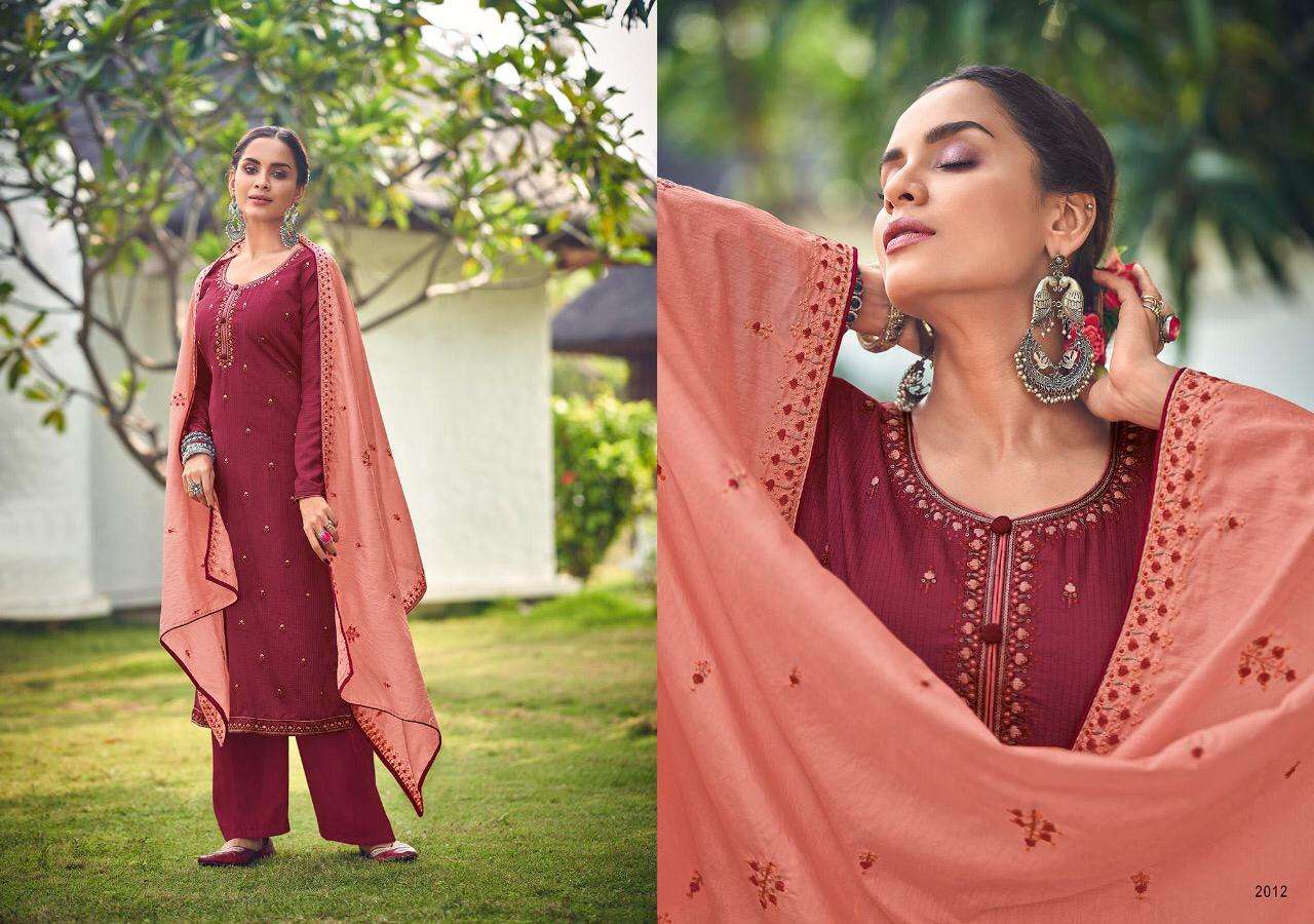 SUMMER LEAF BY KASMEERA 2007 TO 2014 SERIES BEAUTIFUL SUITS STYLISH FANCY COLORFUL PARTY WEAR & OCCASIONAL WEAR SPARKLE SILK EMBROIDERED DRESSES AT WHOLESALE PRICE