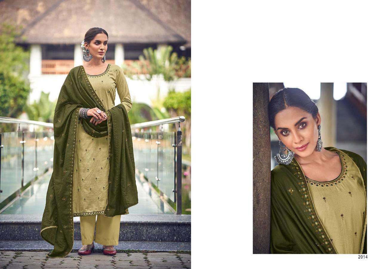 SUMMER LEAF BY KASMEERA 2007 TO 2014 SERIES BEAUTIFUL SUITS STYLISH FANCY COLORFUL PARTY WEAR & OCCASIONAL WEAR SPARKLE SILK EMBROIDERED DRESSES AT WHOLESALE PRICE