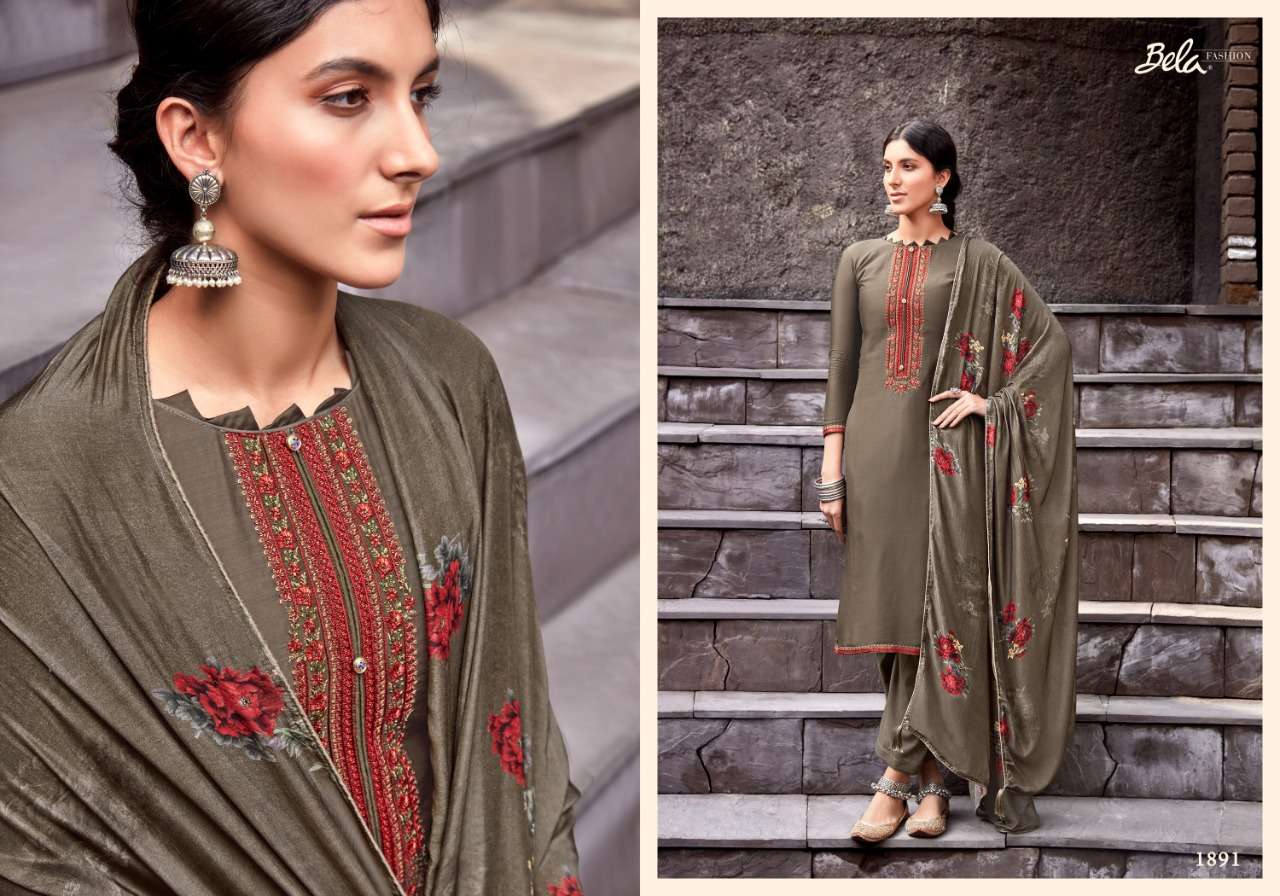MASHI VOL-2 BY BELA FASHION 1890 TO 1898 SERIES BEAUTIFUL STYLISH SUITS FANCY COLORFUL CASUAL WEAR & ETHNIC WEAR & READY TO WEAR VISCOSE MUSLIN DRESSES AT WHOLESALE PRICE