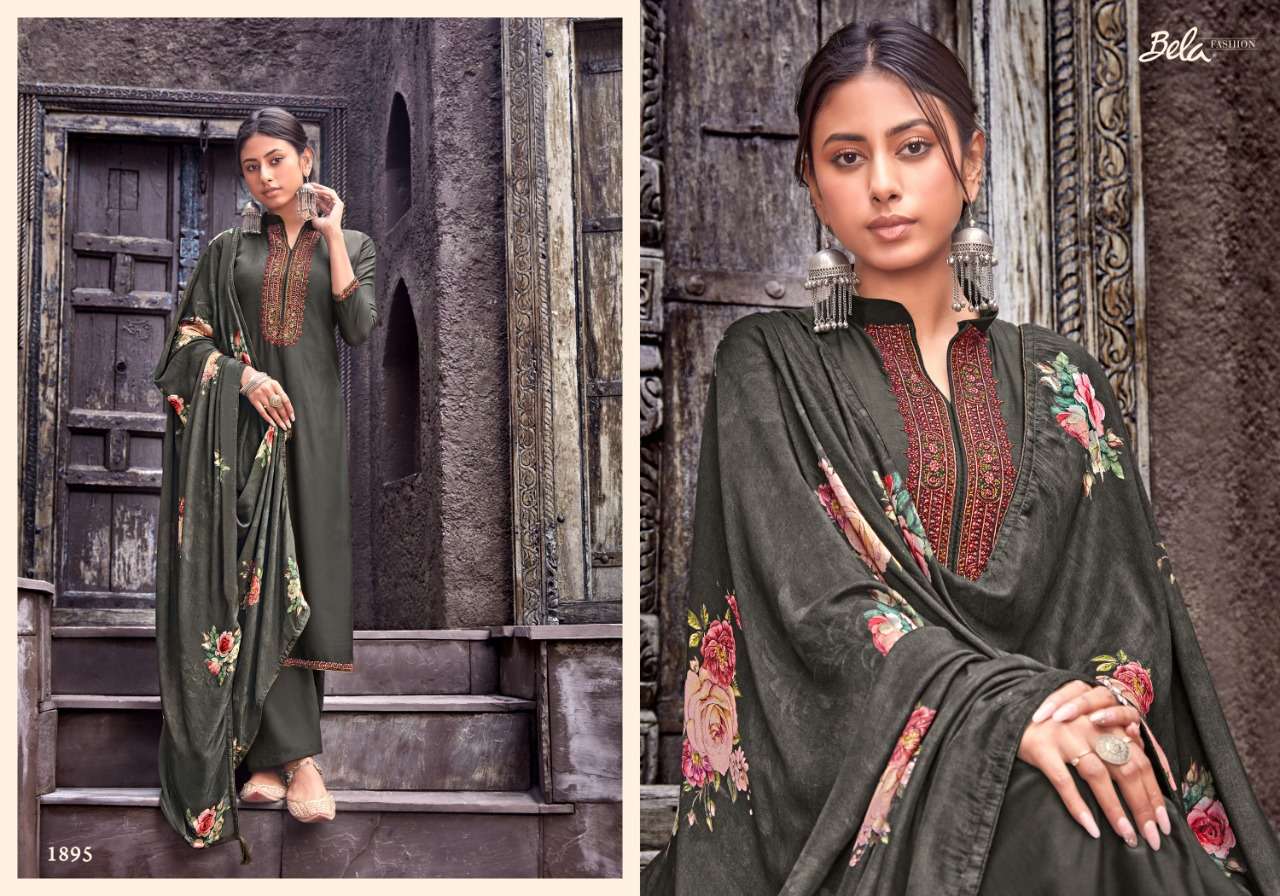 MASHI VOL-2 BY BELA FASHION 1890 TO 1898 SERIES BEAUTIFUL STYLISH SUITS FANCY COLORFUL CASUAL WEAR & ETHNIC WEAR & READY TO WEAR VISCOSE MUSLIN DRESSES AT WHOLESALE PRICE